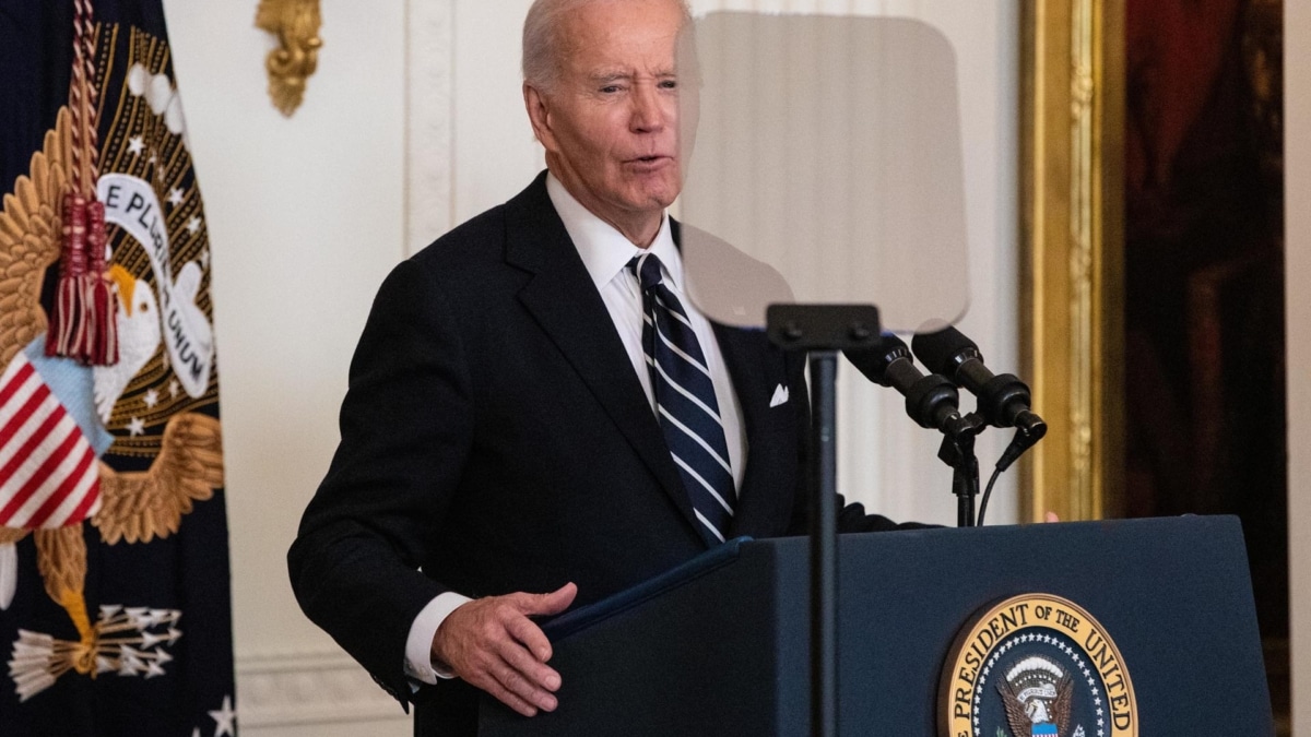 El presidente de EEUU, Joe Biden, en un evento con nativos de California en la Casa Blanca.