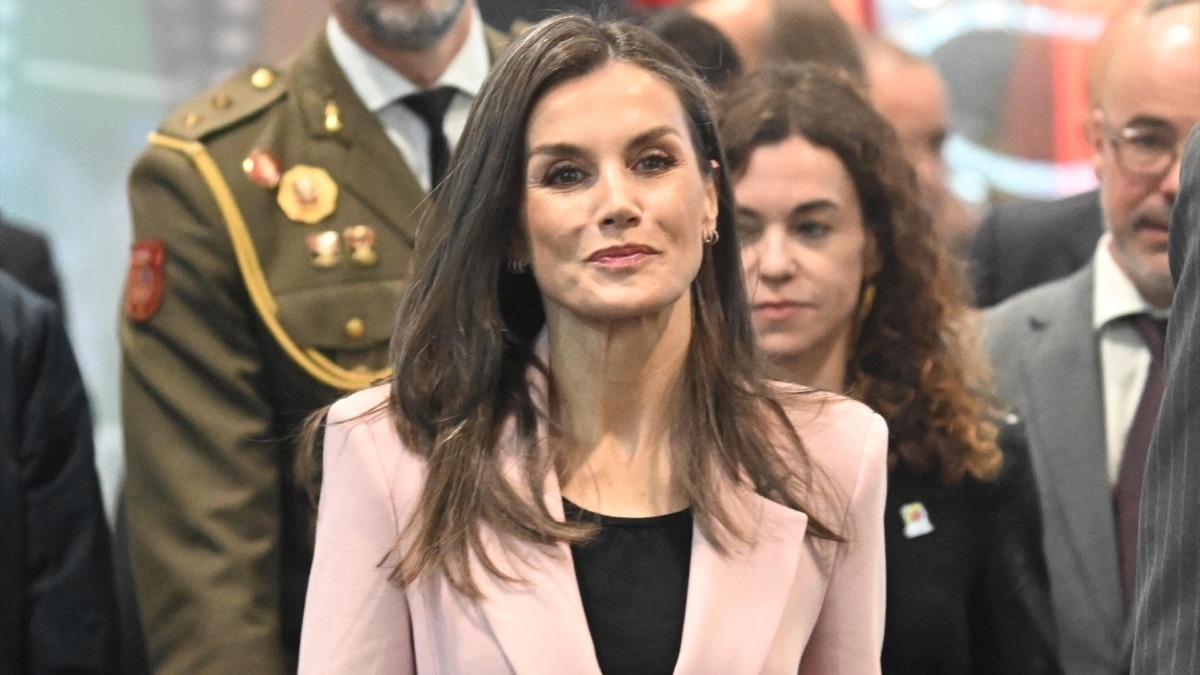 La reina Letizia durante su visita a Fitur.