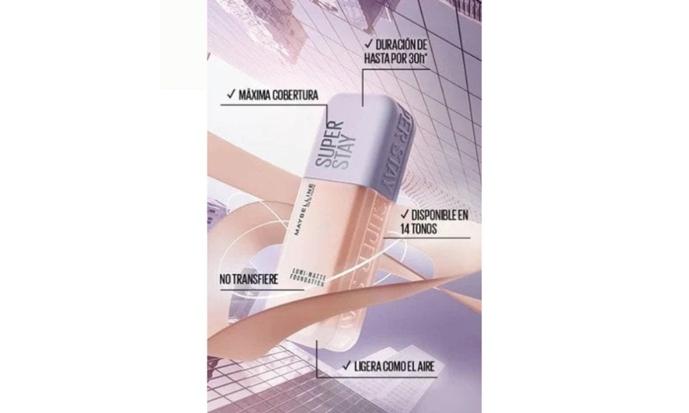 Base de maquillaje Superstay Lumi Matte de Maybelline New York