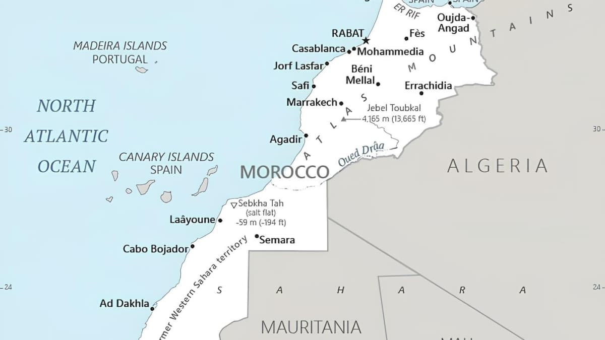 La CIA modifica el mapa de Marruecos para incluir el Sáhara ocupado