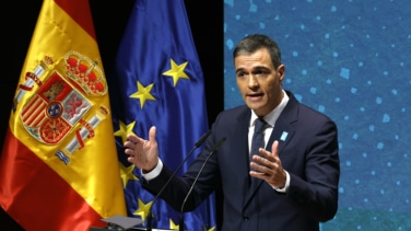 Sánchez con cirio franquista