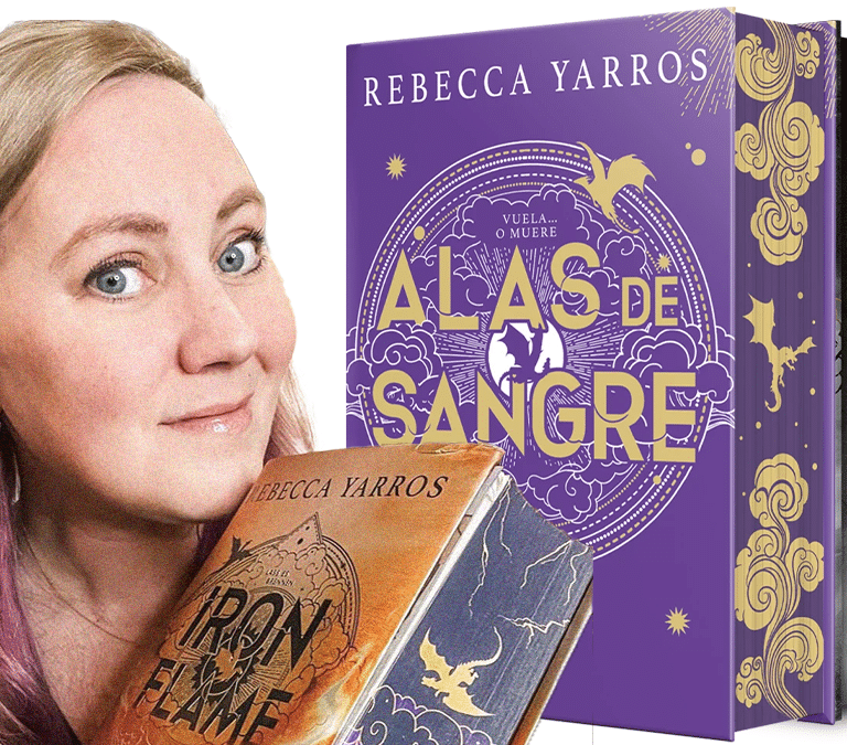 Rebecca Yarros y la fiebre de los cantos pintados: ¿se ha ido de madre el libro objeto?