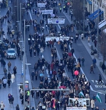 Abogados y procuradores se manifiestan en Madrid para exigir la pasarela al [...]