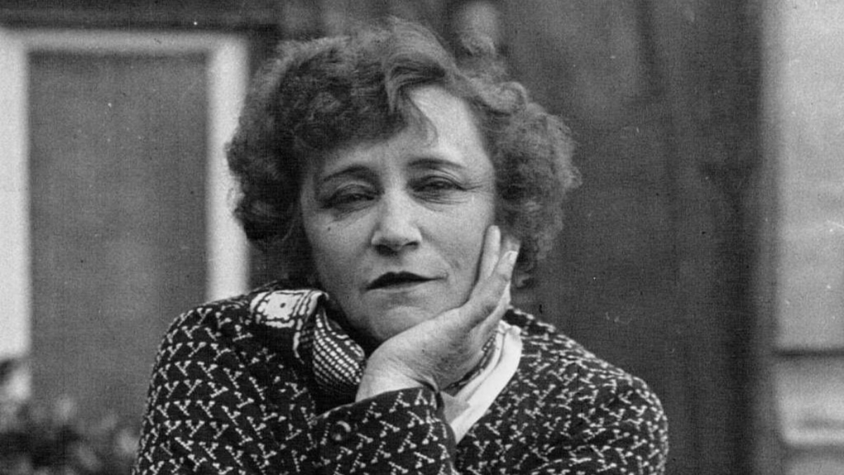 La novelista francesa, Colette, en 1932