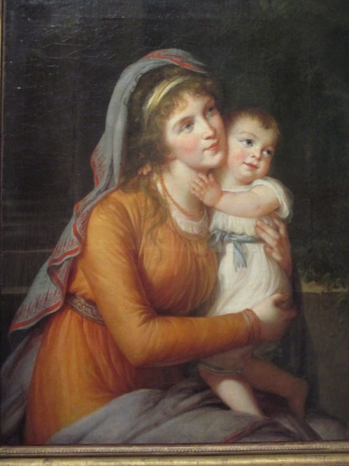 'Retrato de Anna Stroganova', 1801. Élisabeth Louise Vigée Le Brun. Museo Hermitage de San Petersburgo