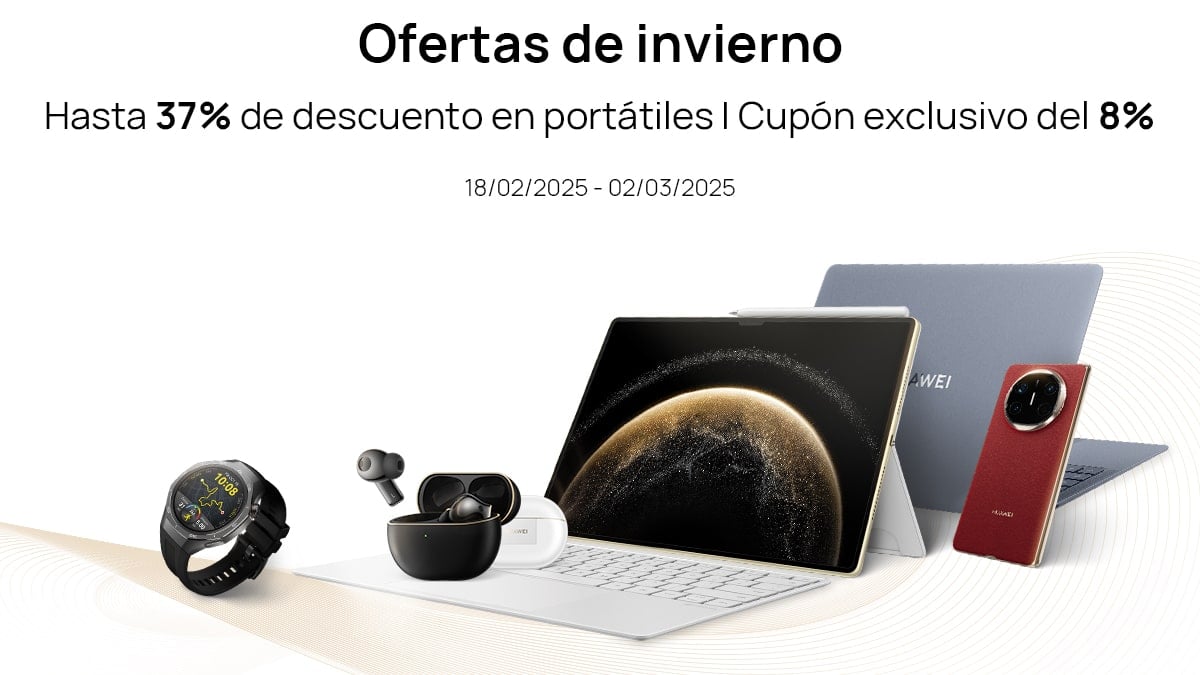 Últimos días de las Ofertas de Invierno de HUAWEI: ordenadores portátiles y la nueva MatePad Pro 13.2 al mejor precio