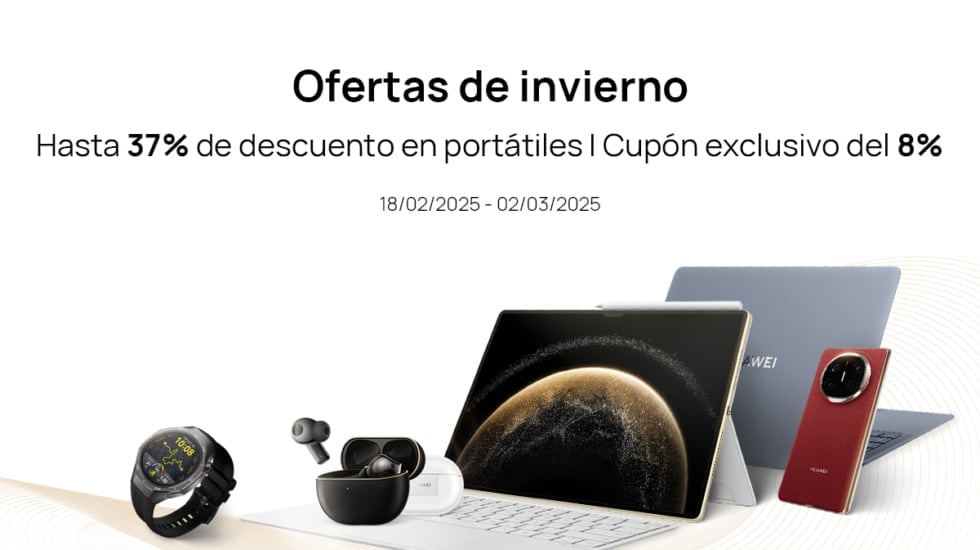 Últimos días de las Ofertas de Invierno de HUAWEI: ordenadores portátiles y la nueva MatePad Pro 13.2 al mejor precio