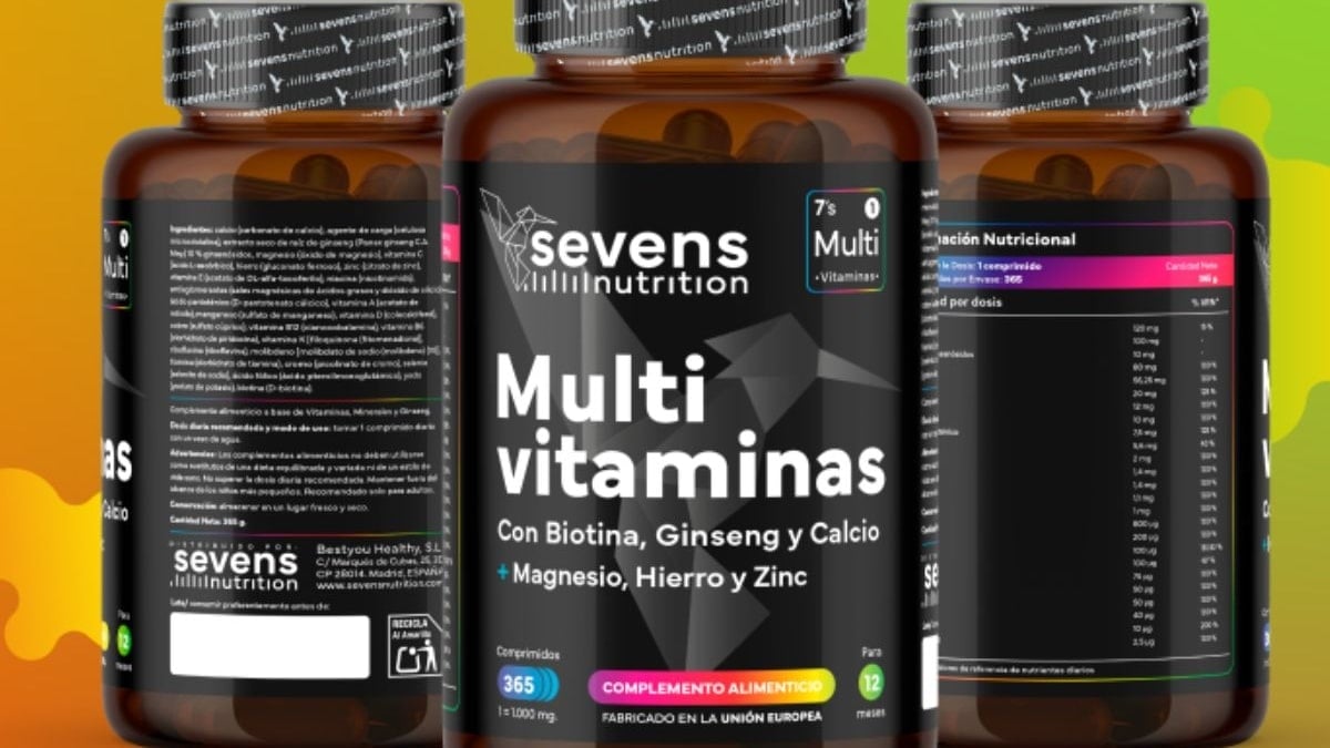 Complemento alimenticio Multivitaminas SEVENS NUTRITION