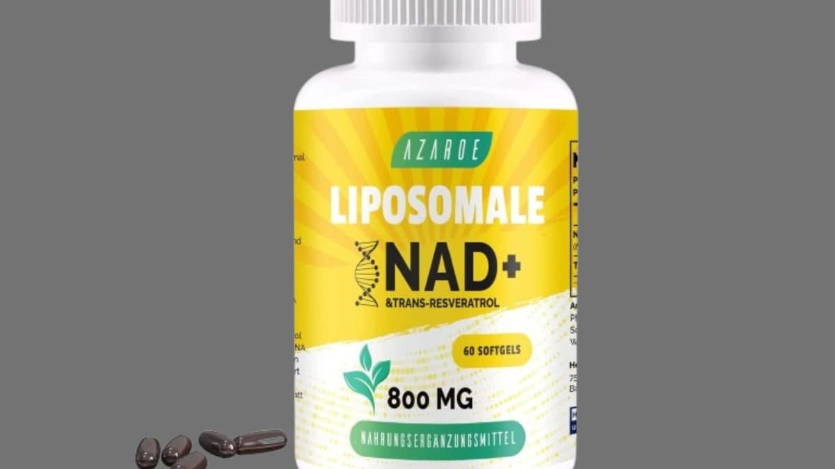 Complemento alimenticio NAD+ liposomal y Trans-Resveratrol de Azaroe