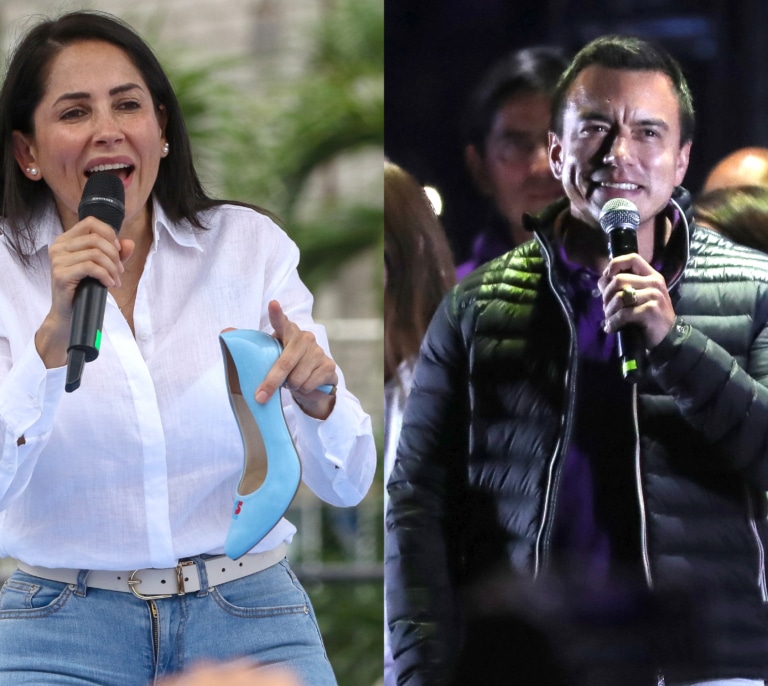 El presidente Daniel Noboa y la correísta Luisa González se disputarán la Presidencia de Ecuador en segunda vuelta