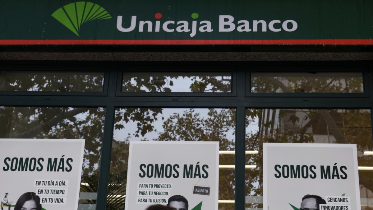 Una sucursal de Unicaja.