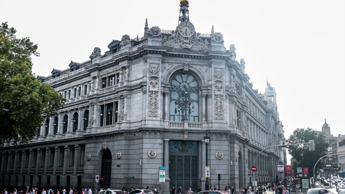 Fachada del Banco de España, en Madrid, en una imagen de archivo.