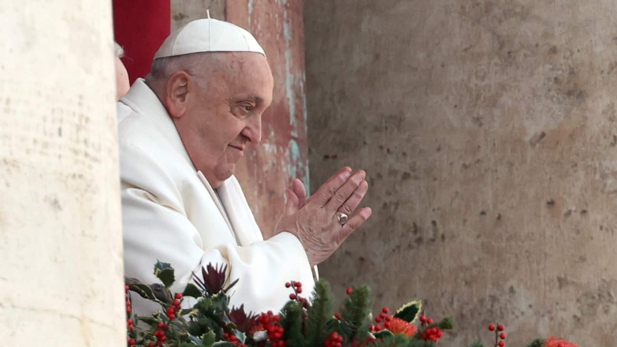 El Papa Francisco, en El Vaticano en la Navidad de 2024.