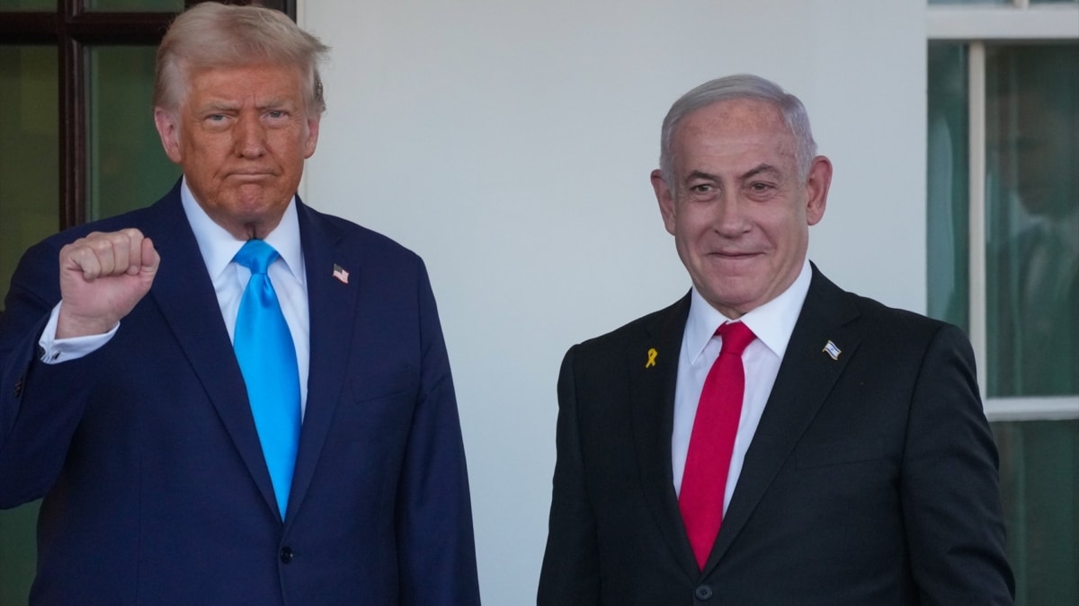 Donald Trump y Benjamin Netanyahu en la Casa Blanca