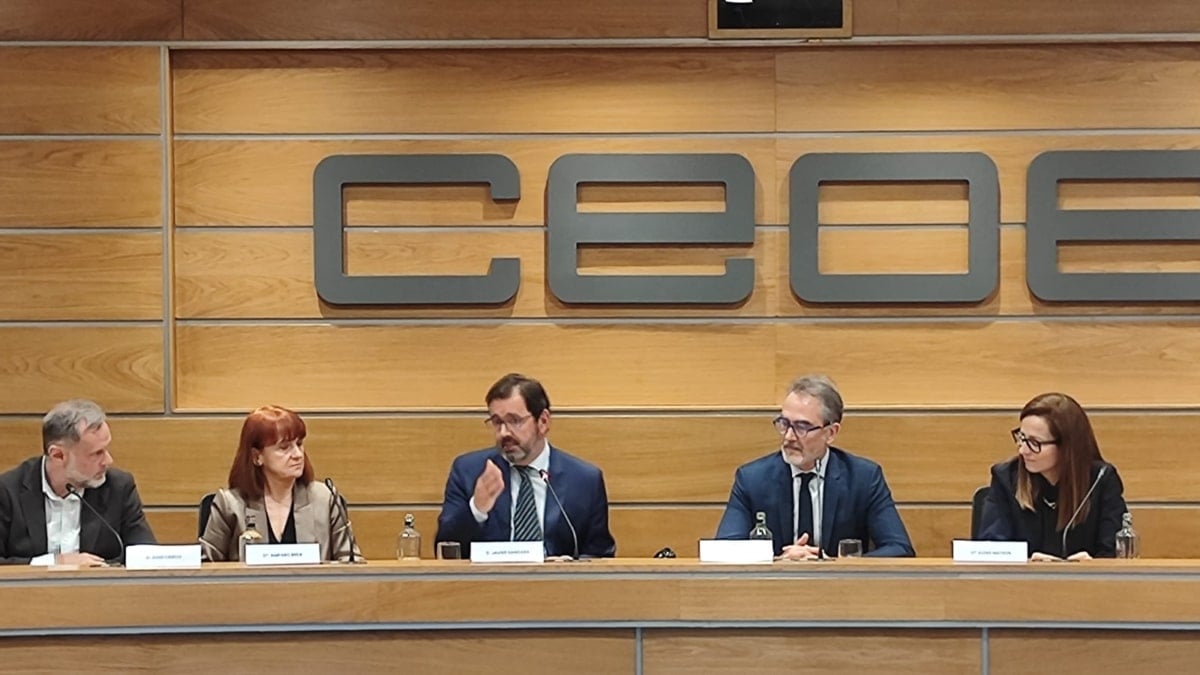 El presidente de ALA, Javier Gándara, en el encuentro organizado por el Consejo de Turismo de la CEOE ‘Conectividad, Intermodalidad y Transporte: Su Impacto en la Experiencia Turística’.