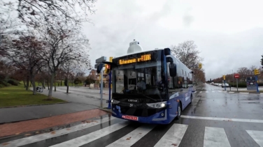 El primer autobús urbano autónomo de España transporta a 1.200 pasajeros en sus primeras pruebas