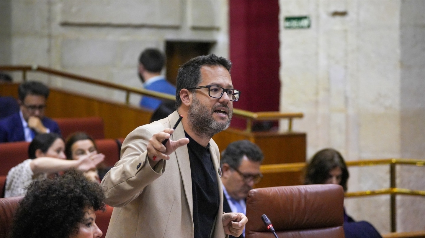 El portavoz de Adelante Andalucía en el Parlamento de Andalucía, José Ignacio García