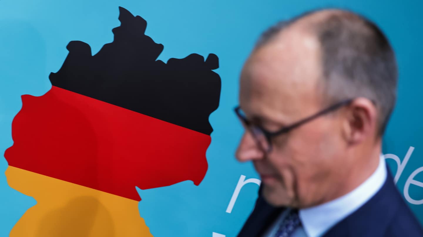 Friedrich Merz, líder de la CDU, y próximo canciller de Alemania, en Berlín