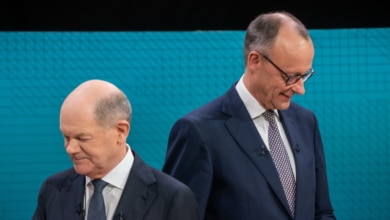 Scholz se presenta como el escudo contra AfD y Merz como el garante de una remontada económica