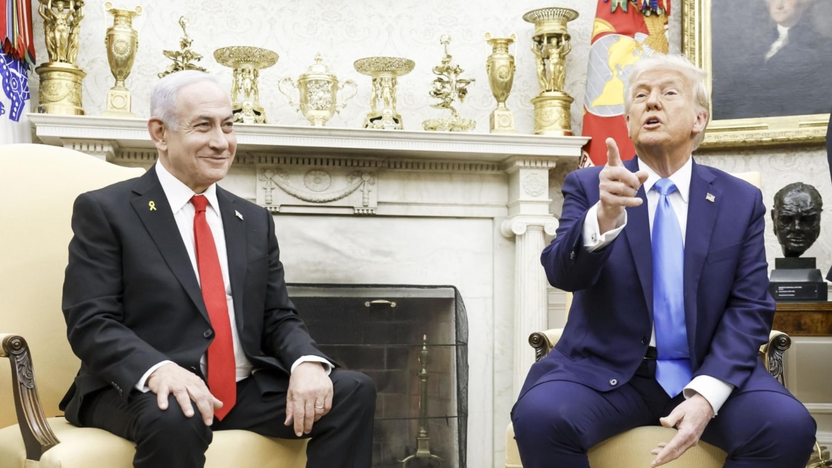 El primer ministro de Israel, Benjamin Netanyahu, junto al presidente estadounidense, Joe Biden, en la Casa Blanca.