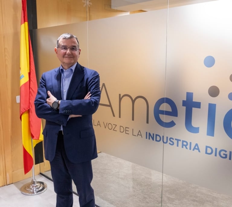 Francisco Hortigüela, presidente de AMETIC: "Hay que hacer todo lo posible para que España tenga empresas campeonas europeas y mundiales"