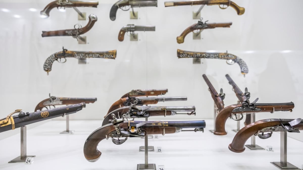 Exposición permanente del Museo del Ejército en el Alcázar de Toledo.