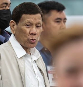 El expresidente de Filipinas Rodrigo Duterte, detenido por crímenes contra la humanidad