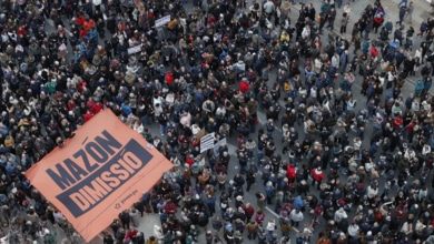 Manifestación en Valencia contra Mazón por su gestión de la dana