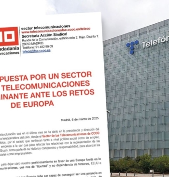 CCOO respalda el discurso de Telefónica de crear una Europa "fuerte" en [...]