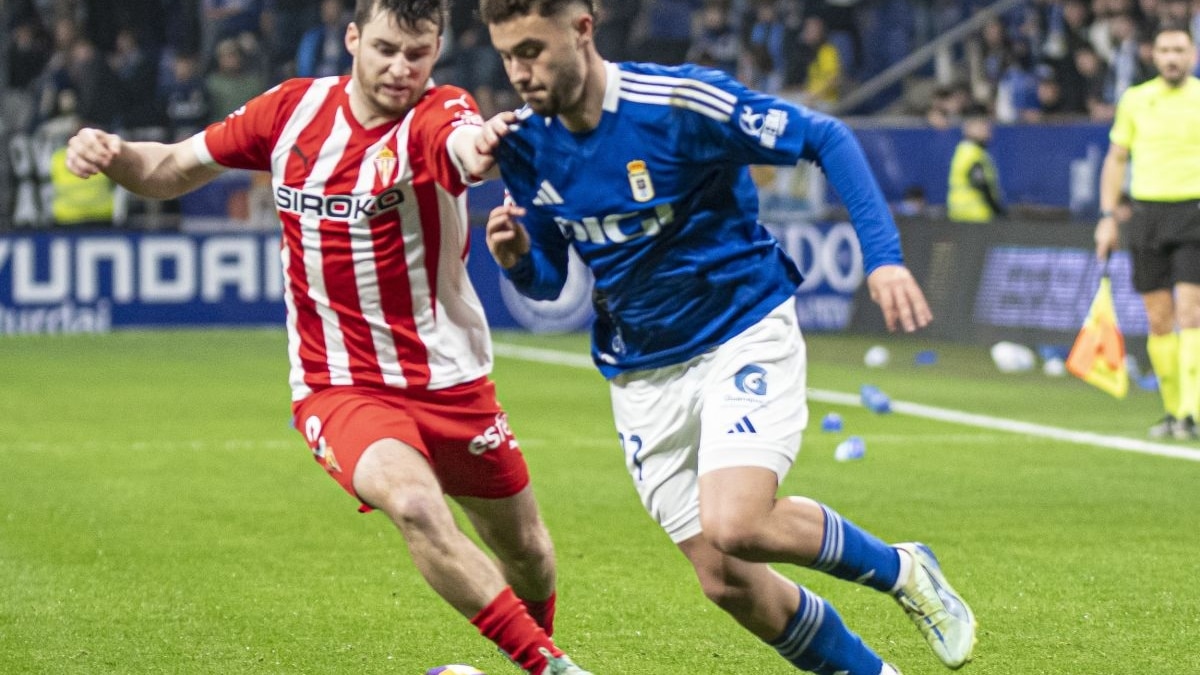 Imagen de un encuentro entre el Sporting y el Real Oviedo