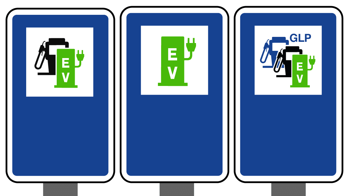 Imagen nuevos carteles de señalización para surtidores eléctricos