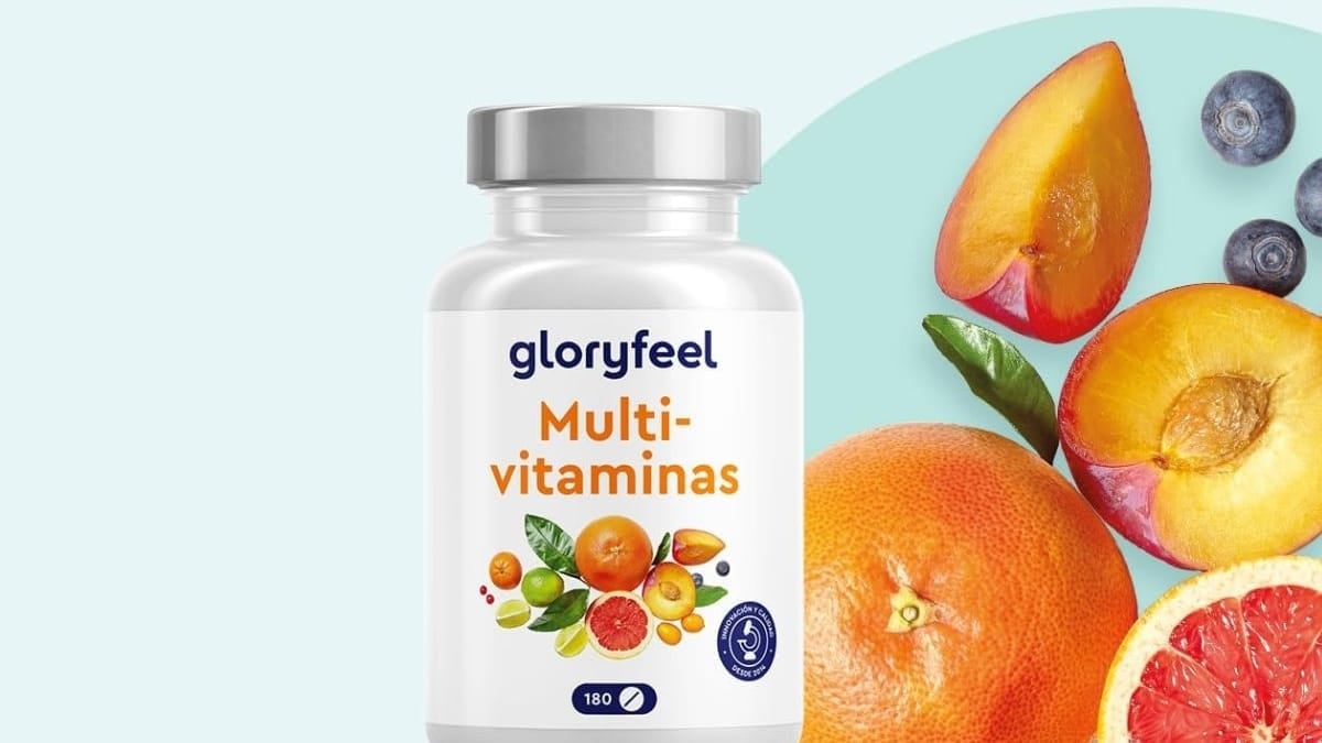 Complemento alimenticio Multivitaminas y Minerales de Gloryfeel