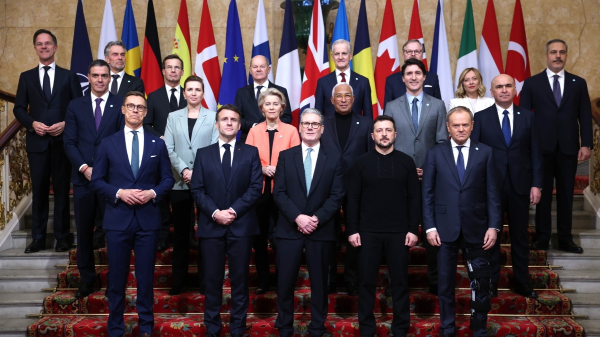 Los líderes invitados por Keir Starmer en Lancaster House.