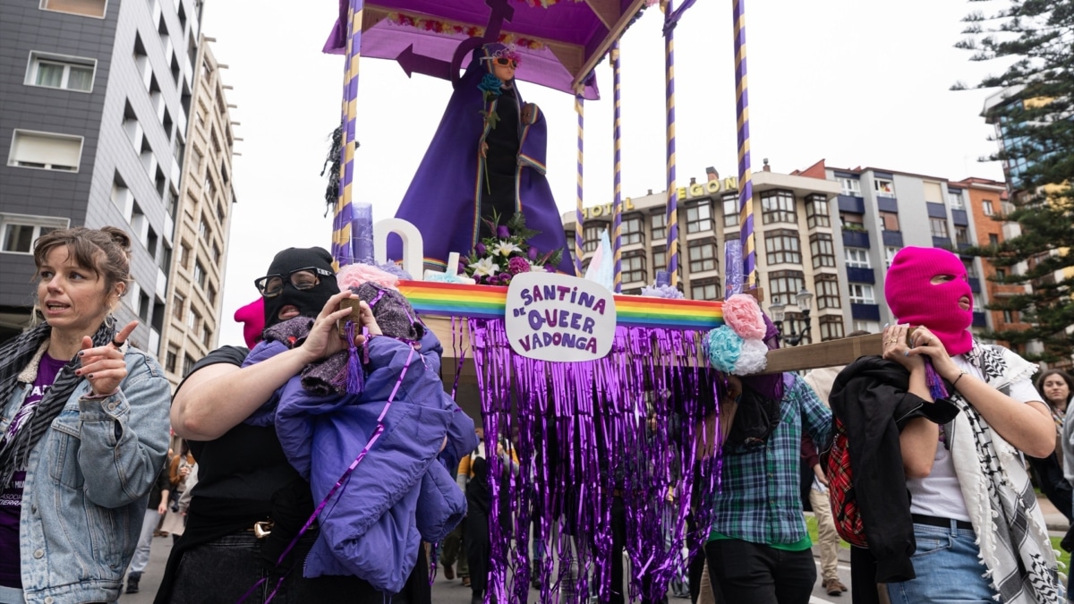 Manifestación del 8-M en Gijón.