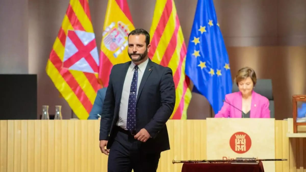 Jordi de la Fuente, concejal de Vox en Sant Adrià de Besòs y portavoz en la Diputación de Barcelona