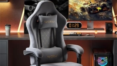 Esta es la silla gaming con masajeador lumbar que necesitas y que está rebajadísima ¡solo en Amazon!